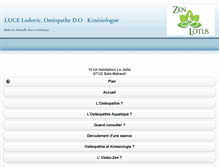 Tablet Screenshot of osteopatheguadeloupe.com